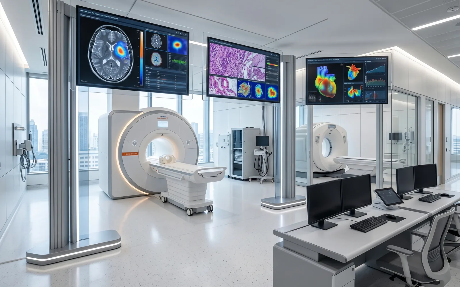 MedTech AI diagnostics suite with medical imaging and clinical analytics
