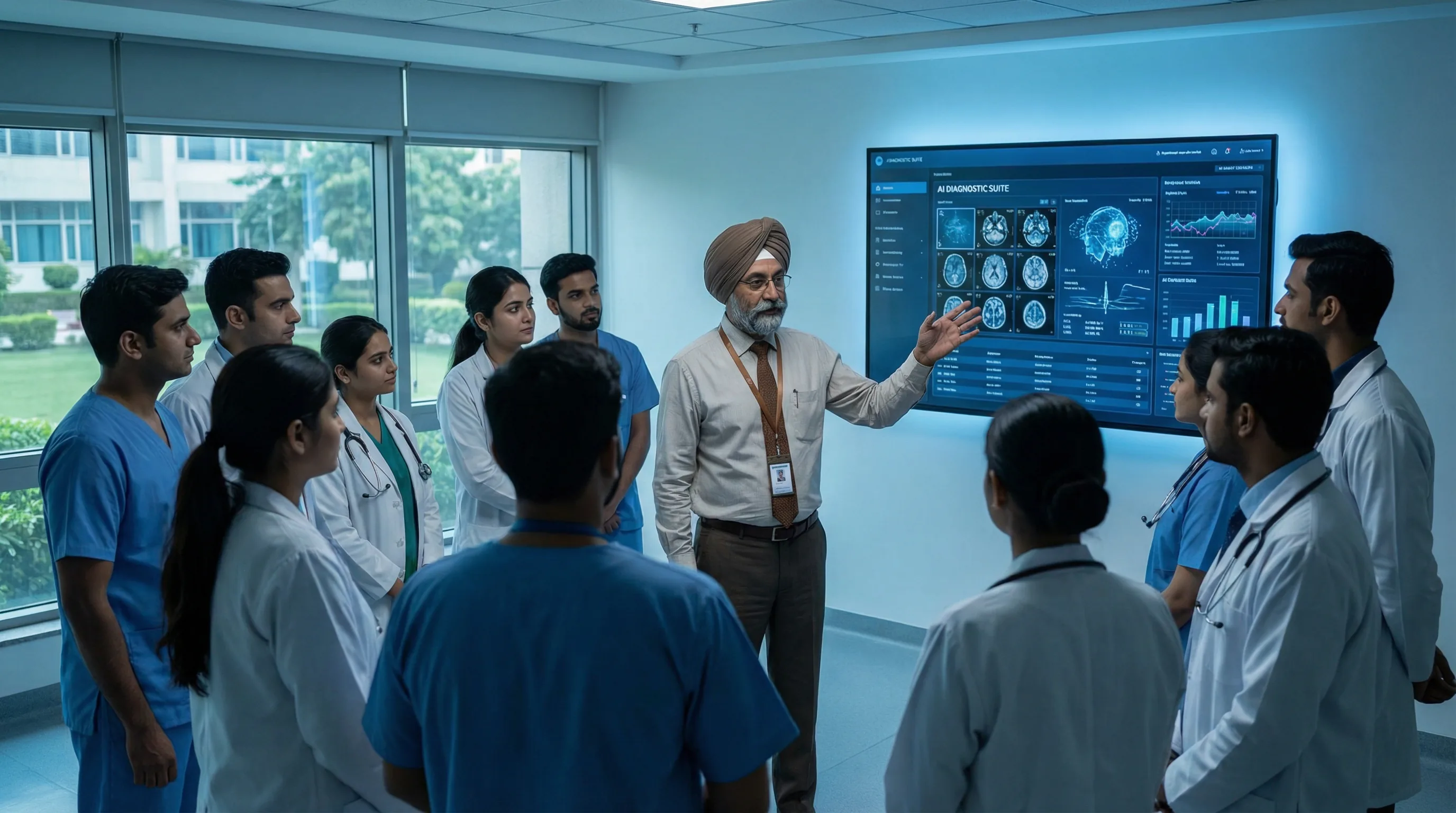 AI-enabled diagnostics in a Punjab hospital